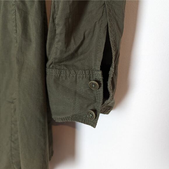 Talbots Olive Green Lightweight Utility Tunic - Picture 4 of 8